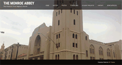 Desktop Screenshot of monroestreetabbey.org