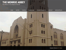 Tablet Screenshot of monroestreetabbey.org